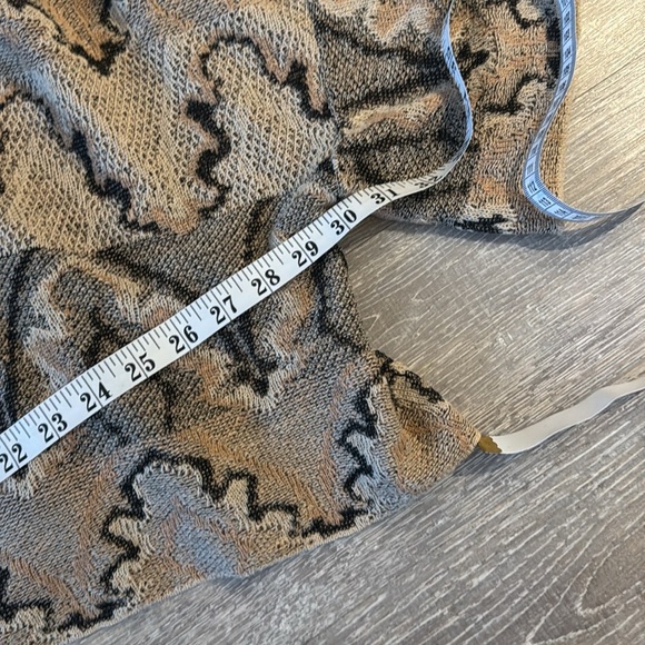 Free People Tan and Black Open Front Butterfly Kimono - Picture 9 of 12